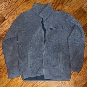 Columbia grey Fleece Jacket full zip up size medium men’s